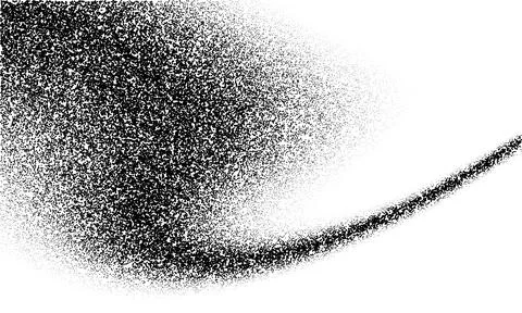 Textured black wave abstract background with gain noise texture background 스톡 일러스트