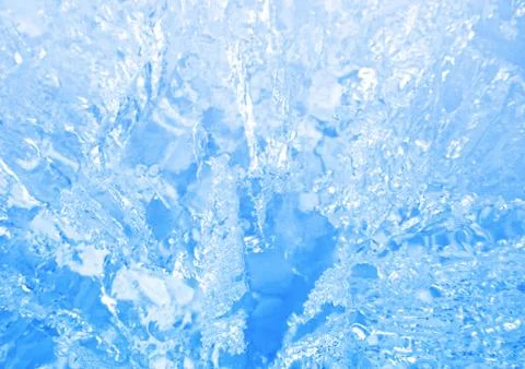 Textured blue ice Foto stock