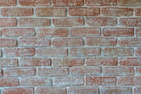 Textured brick wall background with space for an inscription. Copy space Stock Photos