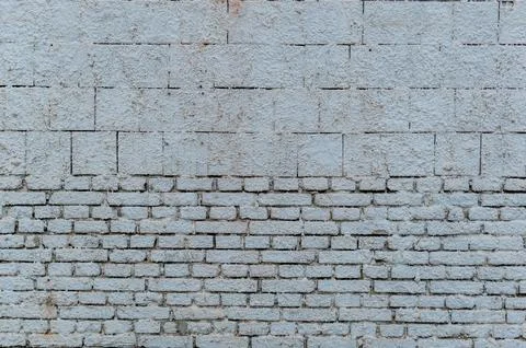 Textured Brick Wall Background White Industrial Design Elements 写真素材