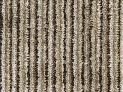 Textured Carpet with Striped Pattern Stock-Fotos