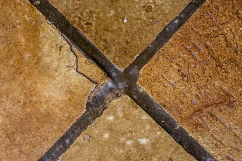 Textured ceramic floor for background Stock Photos