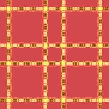 Textured check plaid pattern, printing vector fabric background. Rose textu.. 스톡 일러스트