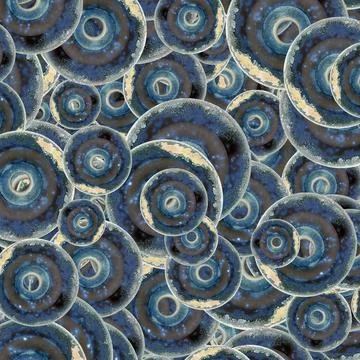 Textured circles shapes random pattern Stock Photos