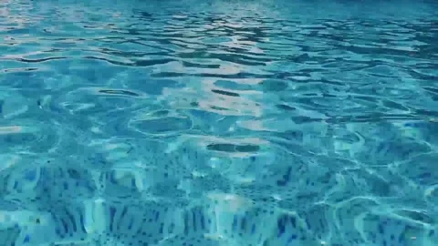 Textured clear pool water Stock Footage 263734634