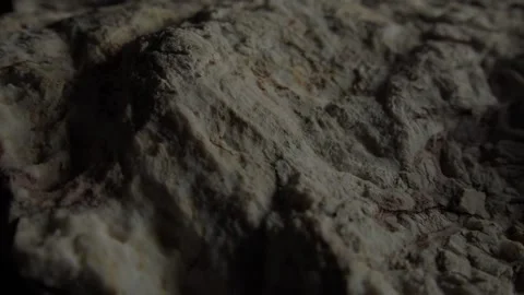Textured Close-up of Rough Rock Surface. Stock Footage 289541675
