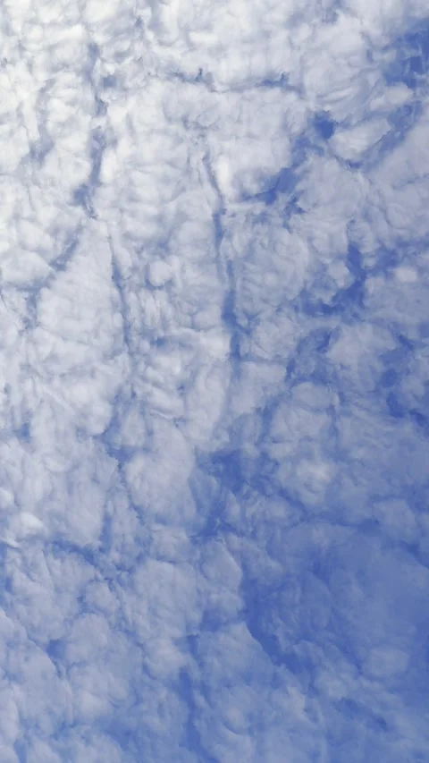 Textured Cloud Pattern in Blue Sky Stock Footage 344601301