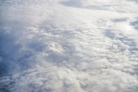 Textured clouds high in the sky. 写真素材