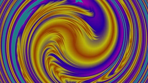 Textured cosmic fluid whirlpool with multicolor abstract energy motion loop Vídeo Stock 336318452