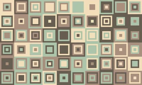 Textured cube pattern with colourful tiles and elegant symmetry. Ideal for .. Stock Illustration