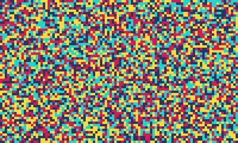 Textured cube pattern with colourful tiles and elegant symmetry. Ideal for .. Illustrazione stock