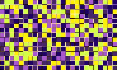 Textured cube pattern with colourful tiles and elegant symmetry. Ideal for .. Stock Illustration