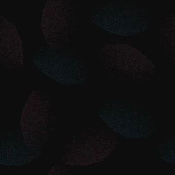 Textured dark black seamless vector pattern Illustrazione stock