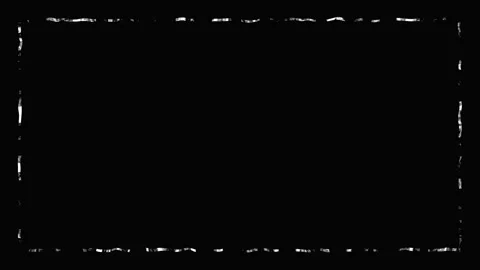 Textured Dark Frames on Black Background with Light Glitches Cinematic Moti.. Video stock 342522510
