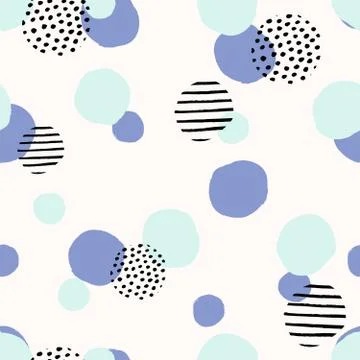 Textured Dots Pattern Illustrazione stock