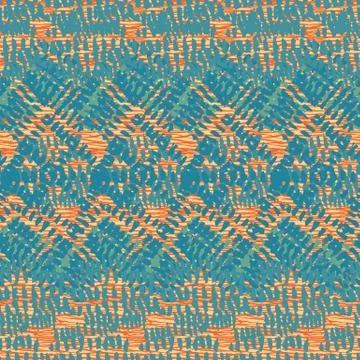 Textured ethnic seamless vector pattern Illustrazione stock