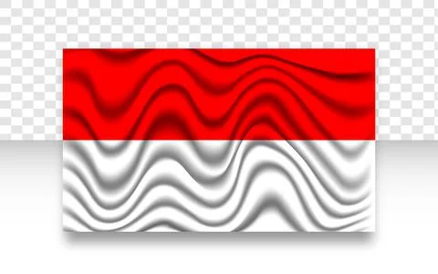Textured fabric flag background Stock Illustration