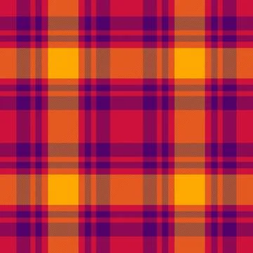 Textured fabric pattern plaid, long background textile texture. Funky check.. Stock Illustration