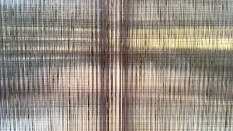 Textured Fluted Glass Reflection 스톡 동영상 287582709