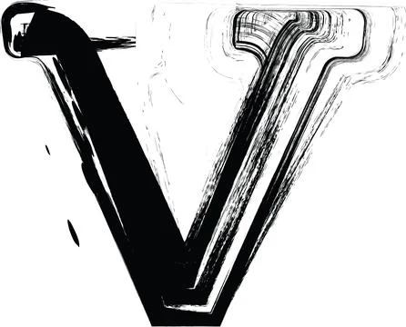Textured font with an eroded rough letterpress print texture. Unique design.. イラスト素材