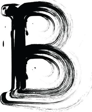 Textured font with an eroded rough letterpress print texture. Unique design.. イラスト素材