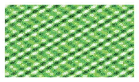 Textured geometric abstract pattern with flowing shapes in light green. 스톡 일러스트