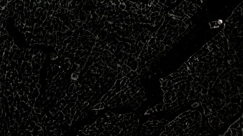 Textured Glass breaking in slow motion on black background Stock Footage 126225557