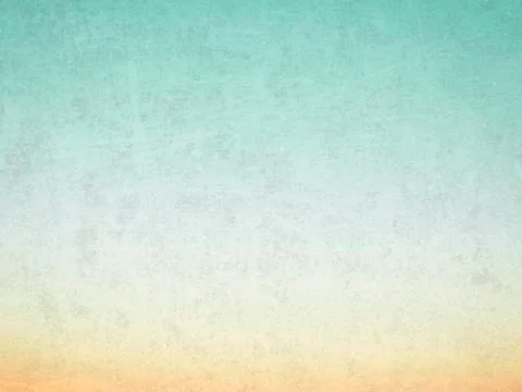 Textured gradient aged background orange and mint 스톡 사진