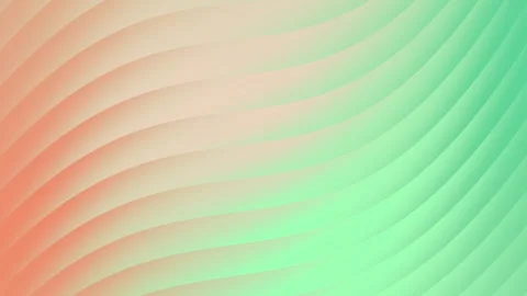 Textured gradient field transitions from orange-pink to mint green Stock Footage 294661789