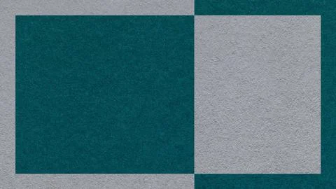 Textured gray dark emerald paper background with outer frame and geometric .. Stock Illustration