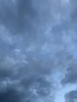 Textured Gray Storm Clouds Overhead Stock Photos