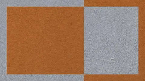 Textured gray, warm brown, camel paper background with frame and geometric .. Stock Illustration