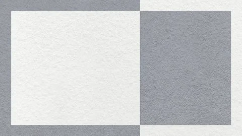 Textured gray white paper background with outer frame and geometric panel. .. Stock Illustration