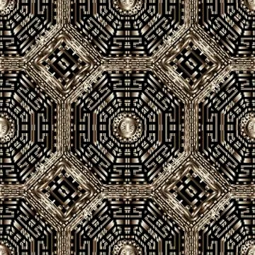 Textured grunge vector seamless pattern. Abstract modern rough background. Di Stock Illustration