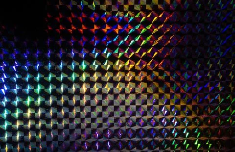 Textured holographic pattern for background Foto stock