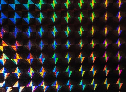 Textured holographic pattern for background Foto stock