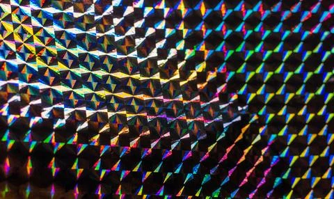 Textured holographic pattern for background Foto stock