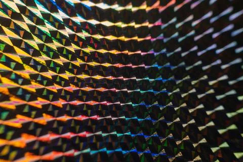 Textured holographic pattern for background Foto stock