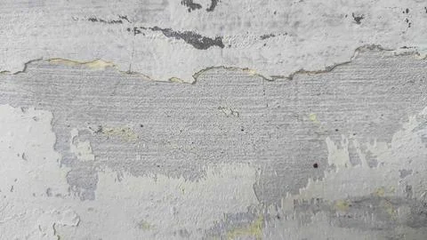 Textured horizontal surface of old concrete wall with cracks and imperfecti.. Stock-Fotos