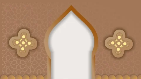 Textured Islamic Doorway Stock Footage 302704959