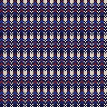 Textured Knitting Seamless Pattern Design Stock Illustration