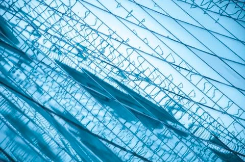 Textured large windows Stock Photos