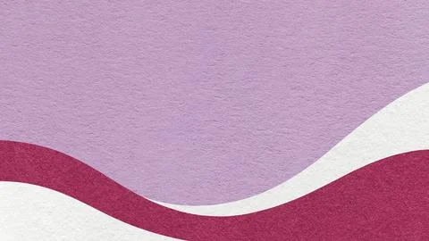 Textured light lilac paper background with white and purple wavy lines and wa Stock Illustration