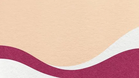 Textured light nude paper background with white and purple wavy lines and w.. イラスト素材