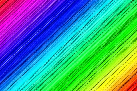Textured lines in rainbow colors Stock Illustration
