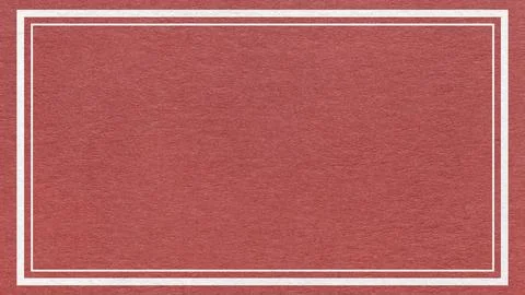 Textured maroon paper background with white double frame border and copy sp.. Stock Photos