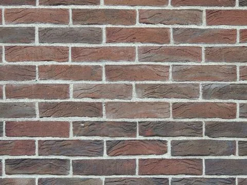 Textured masonry using aged facing brick Stock Photos