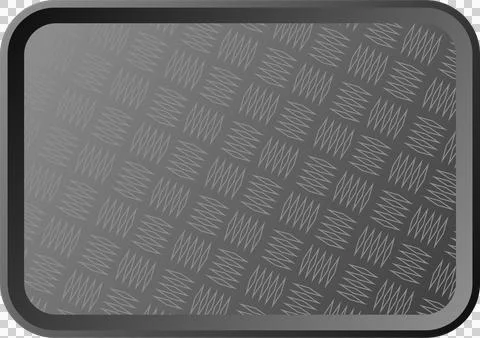 Textured, metallic-gray tray with an evenly distributed pattern of raised c.. Illustrazione stock