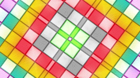 Textured Mosaic Multi Colored Flickering Lights Looping Backdrop Stock Footage 56279958