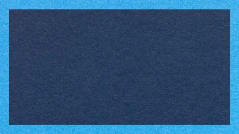 Textured navy paper background with light blue border. Backdrop with frame .. 스톡 사진